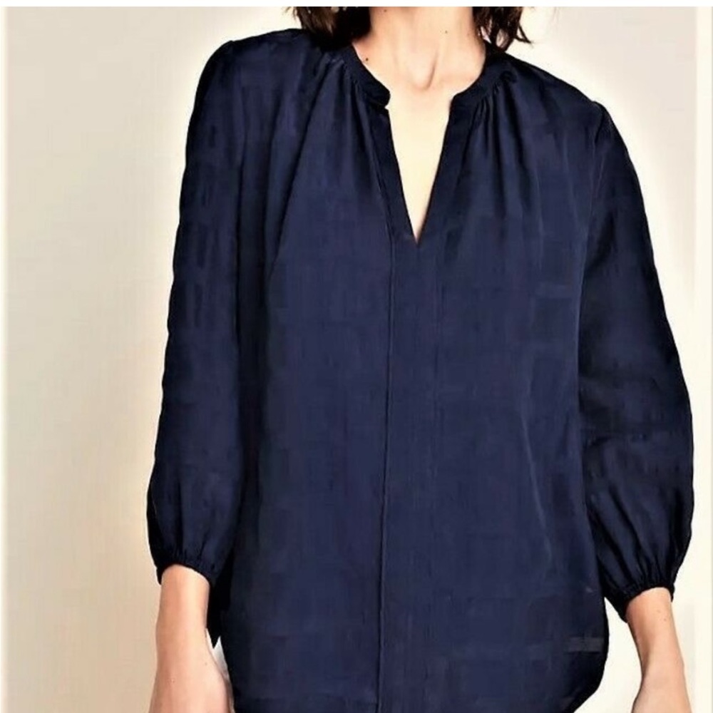 The Odells navy blouse